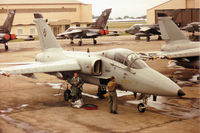 MM7132 @ EGVA - AMX of the Italian Air Force Flight  Research Centre - RSV -on the flight-line at the 1993 Intnl Air Tattoo at RAF Fairford. - by Peter Nicholson