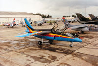 AT11 @ EGVA - Alpha Jet of 9 Wing Belgian Air Force on the flight-line at the 1993 Intnl Air Tattoo at RAF Fairford. - by Peter Nicholson