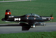 HB-HPI @ LSMU - Pilatus company demonstrator. This airframe went to Condor Flugdienst as D-FDMT - by Joop de Groot