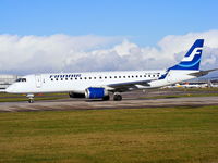 OH-LKH @ EGCC - Finnair - by Chris Hall