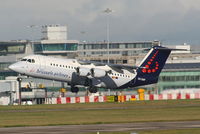 OO-DWF @ EGCC - Brussels Airlines - by Chris Hall