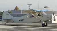 N12DF @ CCB - Starting take off roll on runway 24 - by Helicopterfriend