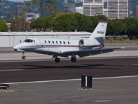 N350QS @ KSMO - N350QS arriving on RWY 21 - by Torsten Hoff