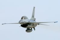 J-270 @ CORN - nice head on view of a F-16 over the armament range. - by Joop de Groot