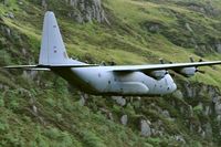 ZH887 @ MACH - It was an impressive sight this large aircraft moving through the valley.