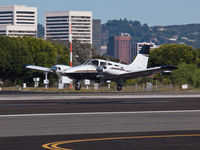 N80FC @ KSMO - N80FC arriving on RWY 21 - by Torsten Hoff