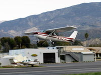 N704JH @ SZP - 1976 Cessna 150M, Continental O-200 100 hp, takeoff climb Rwy 22 - by Doug Robertson
