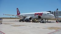 PR-MAG @ SUMU - TAM at Carrasco waiting passengers to Brazil