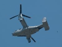 99-0021 @ HRT - A CV-22A, 99-0021, assigned to the 46th Test Wing, Eglin AFB, Fla. flies north-east of Hurlburt Field, Fla. (an f-stop 5.6 photograph) - by Bill Thornton