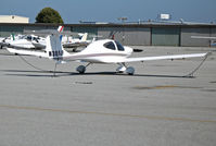 N386JP @ KSQL - Locally-based 2004 Diamond DA-40 @ San Carlos, CA (to owner in Wysox, PA by April 2008) - by Steve Nation
