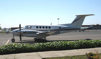 N726CB @ KHWD - locally-based 2001 Raytheon B200 King Air in happier times @ Hayward, CA (written-off on September 16, 2009 in non-injury accident shortly after takeoff from KHWD) - by Steve Nation