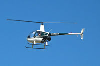 N63990 @ KSQL - Locally-based 1987 Robbie R22 BETA on training flight @ San Carlos, CA (with owner in Port Orchard, WA since May 2007) - by Steve Nation
