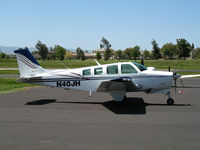 N40JH @ O41 - 1975 Beech A36 Bonanza on Woodland Aviation ramp - by Steve Nation