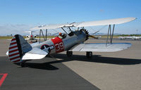 N4991T @ KAPC - Locally-based PT-13D in USAAC cs 42-17614 #39 Miracles @ Napa County Airport, CA - by Steve Nation
