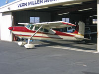 N38SP @ KRHV - Jennifer, here's another shot of your Dad's beautiful 1955 Cessna 180 - we miss him too @ Reid-Hillview Airport, San Jose, CA - by Steve Nation