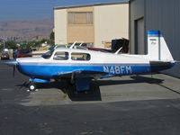N48FM @ KRHV - They get much sharper than this - 1998 Mooney M20J @ Reid-Hillview Airport, San Jose, CA - by Steve Nation