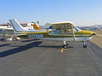 N211AN @ KRHV - Locally-based 1974 Cessna 182P operated by Nice Air @ Reid-Hillview Airport, San Jose, CA - by Steve Nation