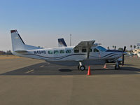 N494Q @ KRHV - Locally-based 2000 Cessna 208B in bright sunshine @ Reid-Hillview Airport, San Jose, CA - by Steve Nation