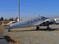 N701BA @ KRHV - Derelict 1943 Beech AT-11 in Blue Sky Express colors  @ Reid-Hillview (originally Reid's Hillview) Airport, San Jose, CA - by Steve Nation