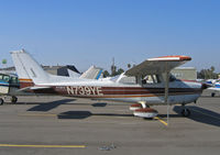 N739YE @ KRHV - Locally-based 1978 Cessna 172N with large & small registrations @ Reid-Hillview (originally Reid's Hillview) Airport, San Jose, CA - by Steve Nation
