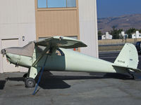 N1354B @ KRHV - Locally-based 1948 Luscombe 8E with cockpit cover @ Reid-Hillview (originally Reid's Hillview) Airport, San Jose, CA - by Steve Nation