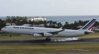 F-GLZR @ TNCM - Air france F-GLZR landing at TNCM - by Daniel Jef