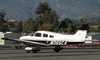 N366CA @ POC - Parked in transient parking - by Helicopterfriend