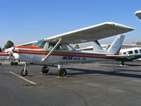 N5090Q @ KRHV - Better shot of Locally-based 1981 Cessna 152 operated by ALPS Nice Air in bright sunshine @ Reid-Hillview Airport, San Jose, CA - by Steve Nation