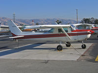 N5151B @ KRHV - Locally-based 1979 Cessna 152 operated by Nice Air poses in bright sunshine @ Reid-Hillview Airport, San Jose, CA (this should be a P-51 registration, no? :-) ) - by Steve Nation