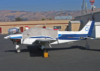 N6628J @ KRHV - Locally-based 1979 Beech C23 with cockpit covered and bottom cowlin panel removed in bright sunshine @ Reid-Hillview Airport, San Jose, CA - by Steve Nation
