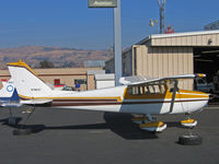 N7463T @ KRHV - Locally-based 1959 (?) Cessna 172A in bright sunshine @ Reid-Hillview Airport, San Jose, CA (is this the original tail?) - by Steve Nation