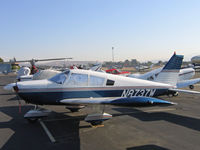 N8737W @ KRHV - Locally-based 1964 Piper PA-28-235 with cockpit cover @ Reid-Hillview Airport, San Jose, CA - by Steve Nation
