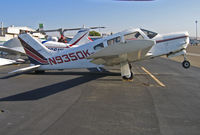 N9350K @ KRHV - Locally-based 1976 Piper PA-28R-200 operated by ASA and sitting on tail minus prop (panel on spine replaced) @ Reid-Hillview Airport, San Jose, CA - by Steve Nation