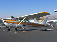 N9568G @ KRHV - Locally-based 1979 Cessna 172N (fleet # 5) operatred by ALPS Nice Air in brilliant sunshine @ Reid-Hillview Airport, San Jose, CA - by Steve Nation