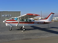 N9709X @ KRHV - Locally-based and very sharp looking 1962 Cessna 210B in brilliant sunshine @ Reid-Hillview Airport, San Jose, CA (to owner in Burleson,TX by Oct 2010) - by Steve Nation