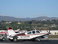 N725AB @ CMA - 1969 Beech F33 BONANZA, Continental IO-470-K 225 Hp - by Doug Robertson