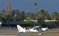 N12AK @ KCCR - Can't believe I got the light standard in this shot (!) - locally-based 2002 Wiley GS-1 GLASTAR experimental homebuilt rolling for take-off on RWY 1L @ Buchanan Field, Concord, CA - by Steve Nation