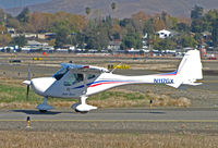 N117GX @ KCCR - Locally-based Remos GX operated by Sterling Aviation taxis to RWY 1L @ Buchanan Field, Concord, CA - by Steve Nation