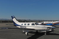N951CS @ KCCR - Galloway Air (Charlotte, NC) 1999 Piper PA-46-350P with prop turning on the ramp @ Buchanan Field, Concord, CA - by Steve Nation