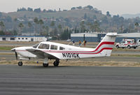 N101GK @ KCCR - 1979 Piper PA-28R-201T taxis in on arrival from KPRB/Paso Robles, CA @ Buchanan Field, Concord, CA - by Steve Nation