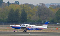 N5382N @ KCCR - Locally-based 1982 PA-32-301T taking off on RWY 32R @ Buchanan Field, Concord, CA - by Steve Nation