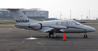 N456MF @ KOAK - Bigfork Logistics LLC (Bigfork, MT) 2007 Eclipse EA500visiting on North Field ramp @ Oakland International Airport, CA - by Steve Nation