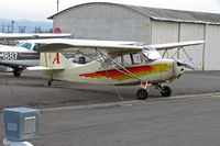 N83852 @ KOAK - Locally-based 1946 Aerona 7AC sporting cool color scheme on general aviation ramp @ Oakland International Airport, CA - by Steve Nation