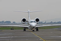 N986QS @ KAPC - NetJets 1999 Cessna 750 returns to ramp (Napa River in background) with mechanical issue (?) - was going to KSMF (Sacramento Metro Airport, CA) @ Napa County Airport, CA - by Steve Nation