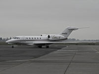 N986QS @ KAPC - NetJets 1999 Cessna 750 returns to ramp with mechanical issue (?) - was going to KSMF (Sacramento Metro Airport, CA) @ Napa County Airport, CA - by Steve Nation