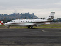 N616QS @ KCCR - NetJets 2003 Cessna 560XL leaving for flight to KLAS/McCarren International Airport, Las Vegas, NV @ Buchanan Field, Concord, CA - by Steve Nation