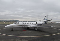 N717GK @ KCCR - Stellaris Inc. (Lake Forest, CA) 2001 Cessna 525 after arrival from KSNA/John Wayne Orange County Airport @ Buchanan Field, Concord, CA - by Steve Nation