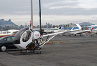 N2064Q @ KCCR - Brtistow Academy 1999 Schweizer 269C-1 minus rotor blades @ Buchanan Field, Concord, CA - by Steve Nation