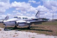 N5111U @ KTIX - Beechcraft 65-A90 King Air (minus props) at Titusville airfield