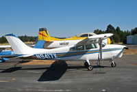 N9417X @ 2O3 - Locally-based 1961 Cessna 210A @ Parrett Field, Angwin, CA - by Steve Nation